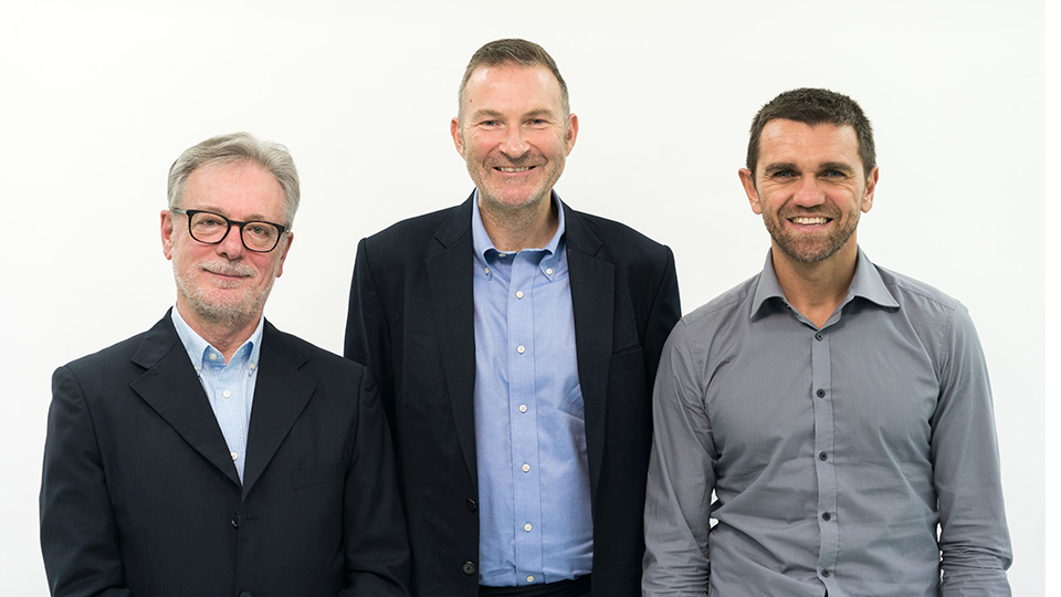 Professors John Downey, Gianpietro Mazzoleni and Sergio Splendore